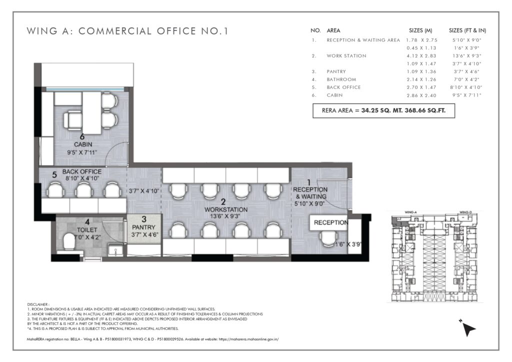 Rustomjee Bella Unit Plan